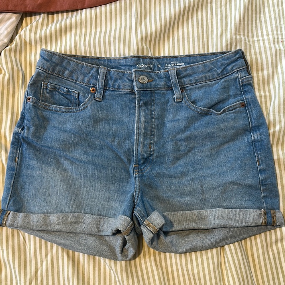 Old Navy Blue Jean Shorts with Rolled Hem